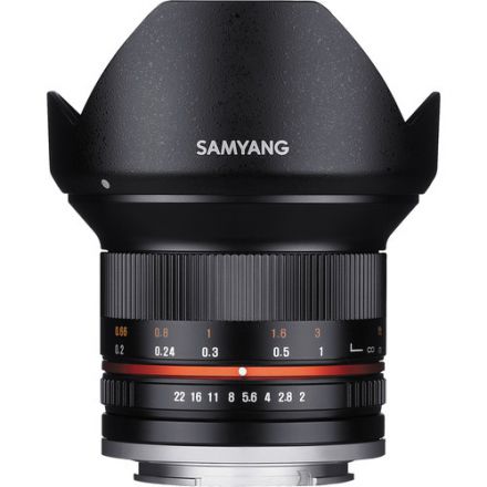 Samyang 12mm f/2.0 NCS CS Φακός για Micro Four Thirds Mount (Μαύρο)