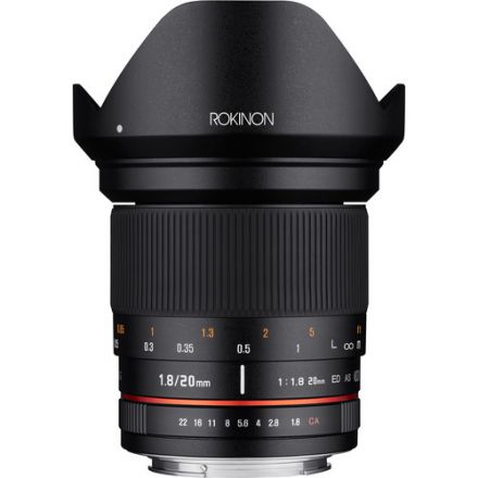 Samyang 20mm f/1.8 ED AS UMC Lens for Sony E