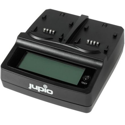 Jupio Duo Charger & 2 Plates for Sony NPF550/750/970