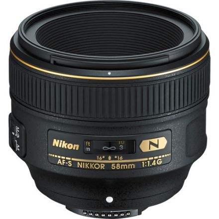Nikon AF-S Nikkor 58mm f/1.4G Φακός
