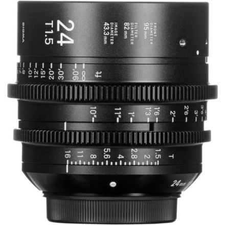 Sigma 24mm T1.5 FF High-Speed Φακός Sony E Mount (Meters)