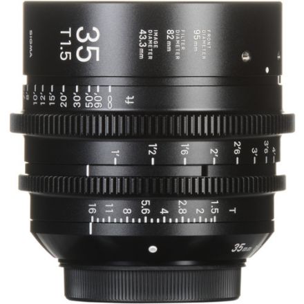 Sigma 35mm T1.5 FF High-Speed Φακός Sony E Mount (Meters)