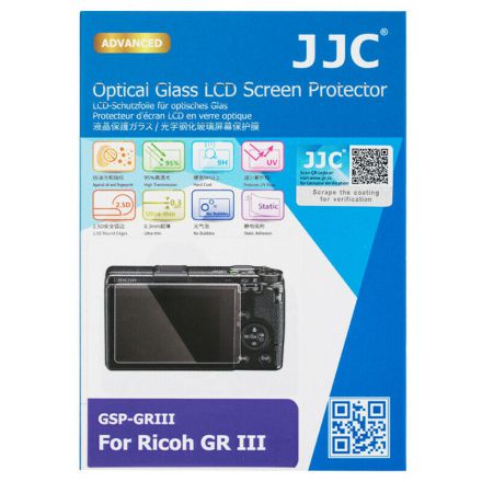 JJC GSP-GRIII Optical Glass LCD Screen Protector για Ricoh GRIII