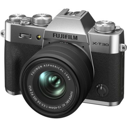 FUJIFILM X-T30 II Mirrorless Digital Camera with 15-45mm Lens (Silver)