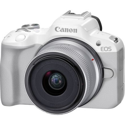 Canon EOS R50 με RF-S 18-45mm Φακό Κιτ (Άσπρο)