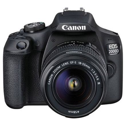 Canon EOS 2000D Μηχανή Σώμα με EF-S 18-55mm DC III Φακό Κιτ