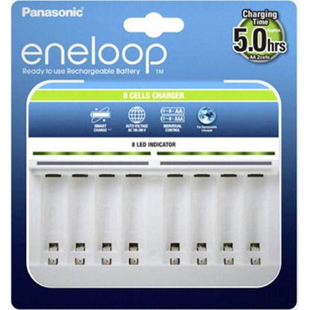 Panasonic Eneloop 8 Cells BQ CC63E Charger without Batteries