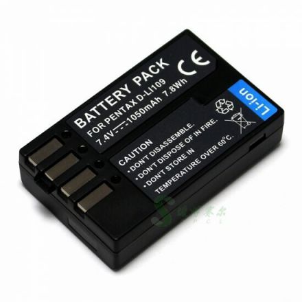 Fujicell D-LI109 Replacement Battery for Pentax