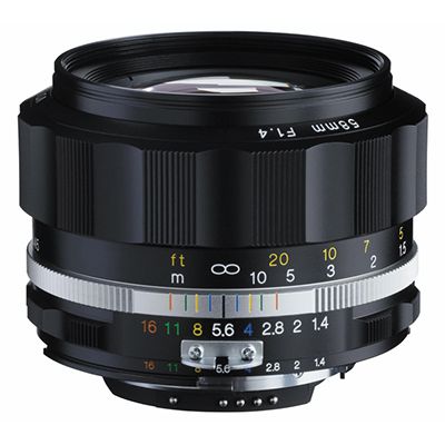 Voigtlander Nokton 58mm f/1.4 SL II S Φακός για Nikon (Μαύρο)