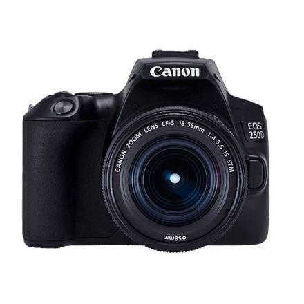 Canon EOS 250D Μηχανή Σώμα με EF-S 18-55mm IS STM Φακό (Μαύρο)(Επιπλέον -50€ CashBack)